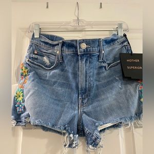 Mother denim shorts